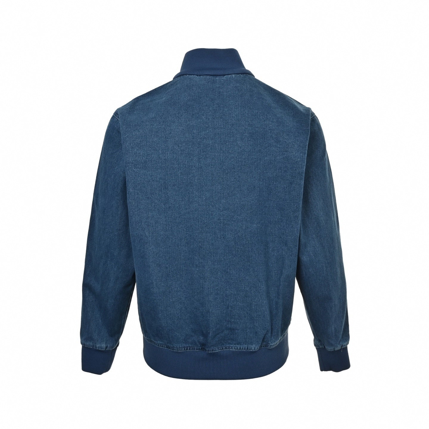 Navy Denim Track Jacket