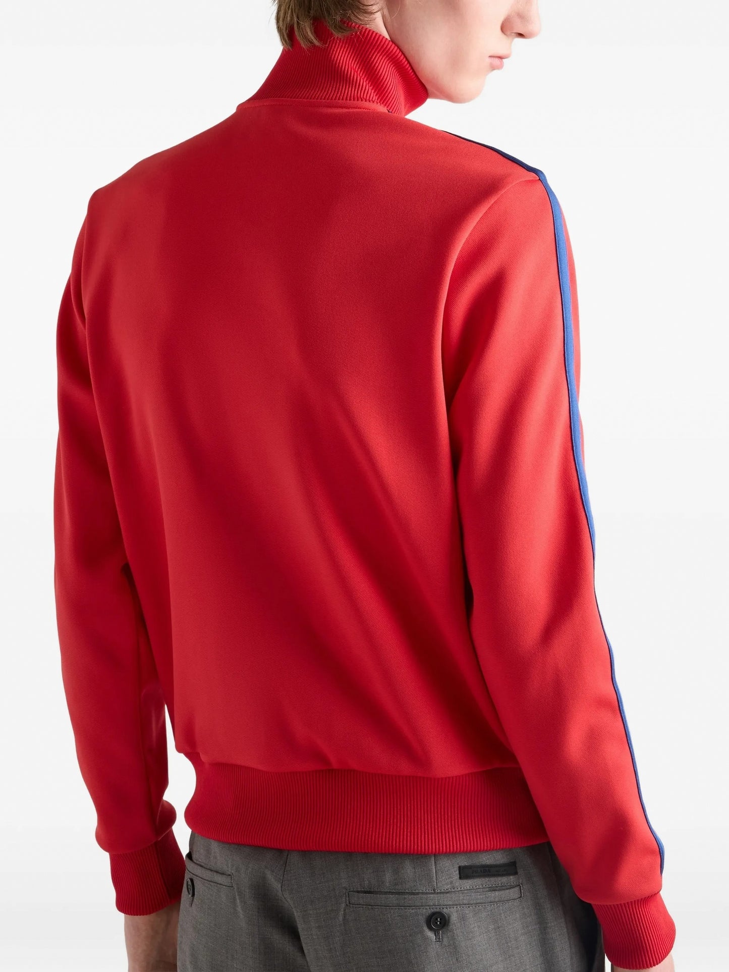 Runway Logo-Embroidered Zip-Up Sweatshirt