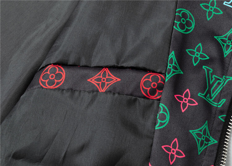 Gradient Monogram Hooded Windbreaker