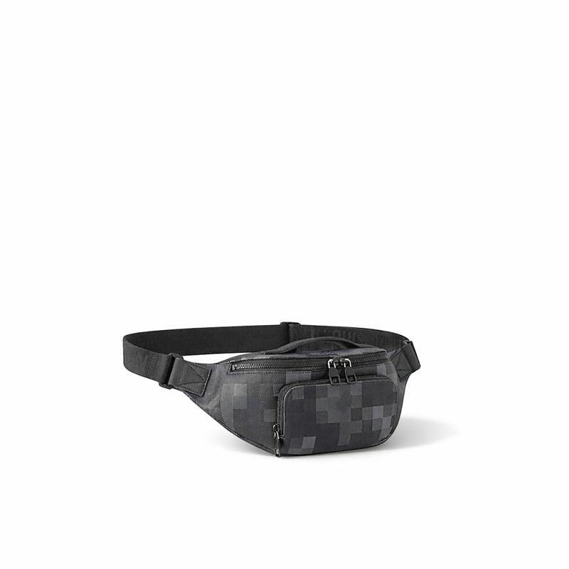 Rush Bumbag in Damoflage Black JM