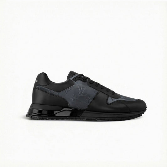 Run Away Sneaker – Black Iridescent Monogram