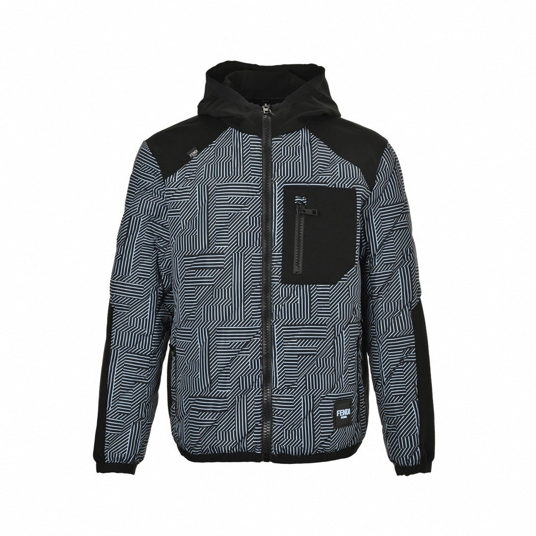 Geometric FF Hooded Jacket