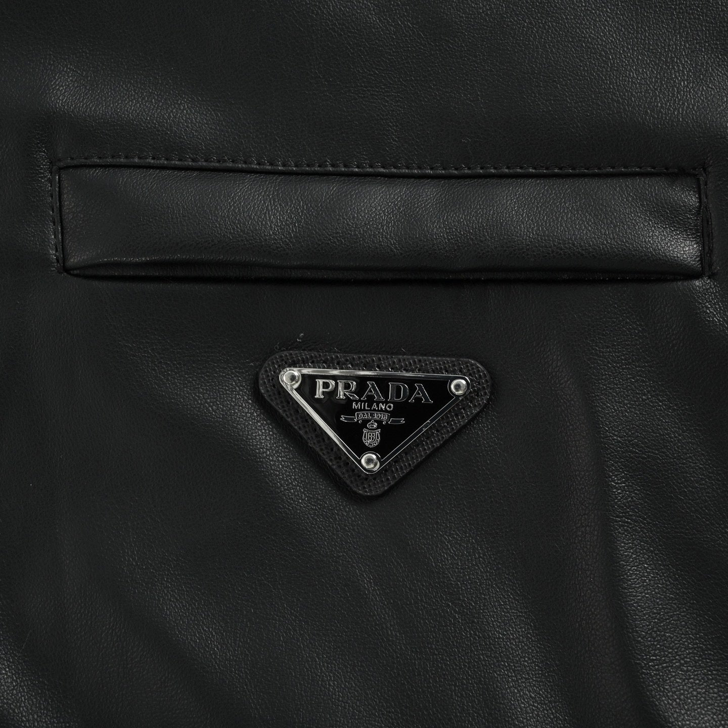 Reversible Leather & Nylon Bomber Jacket