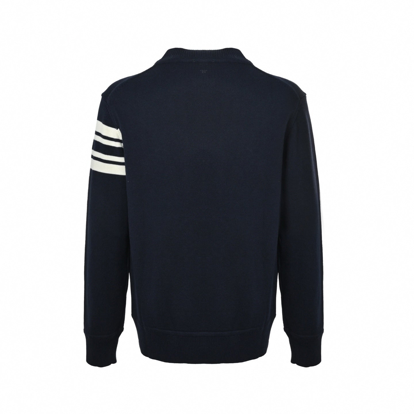 Logo Motif Cotton Knit Sweater