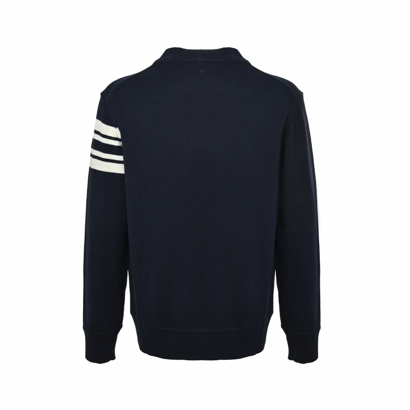 Logo Motif Cotton Knit Sweater