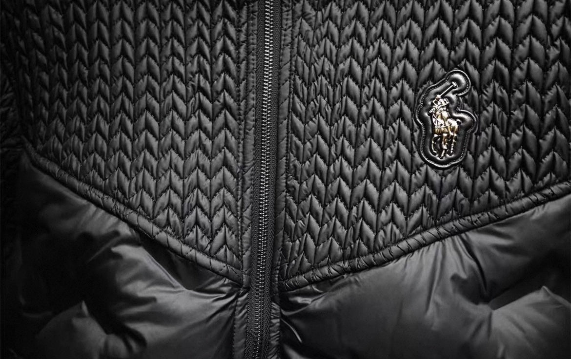 Diamond Quilted Hooded Jacket