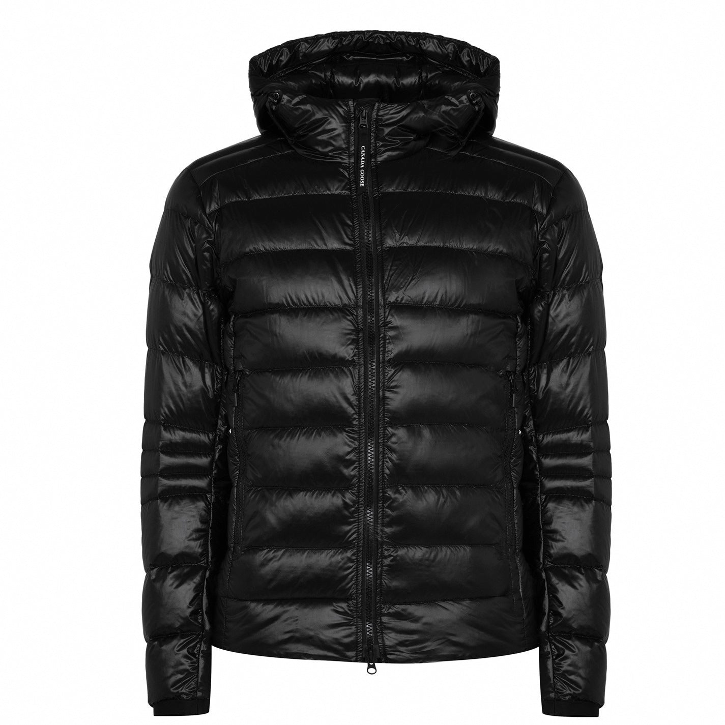Crofton Down Hooded Jacket in Black