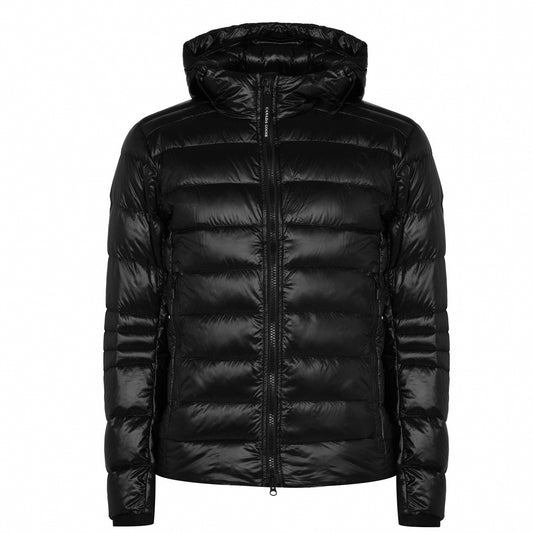 Crofton Down Hooded Jacket in Black