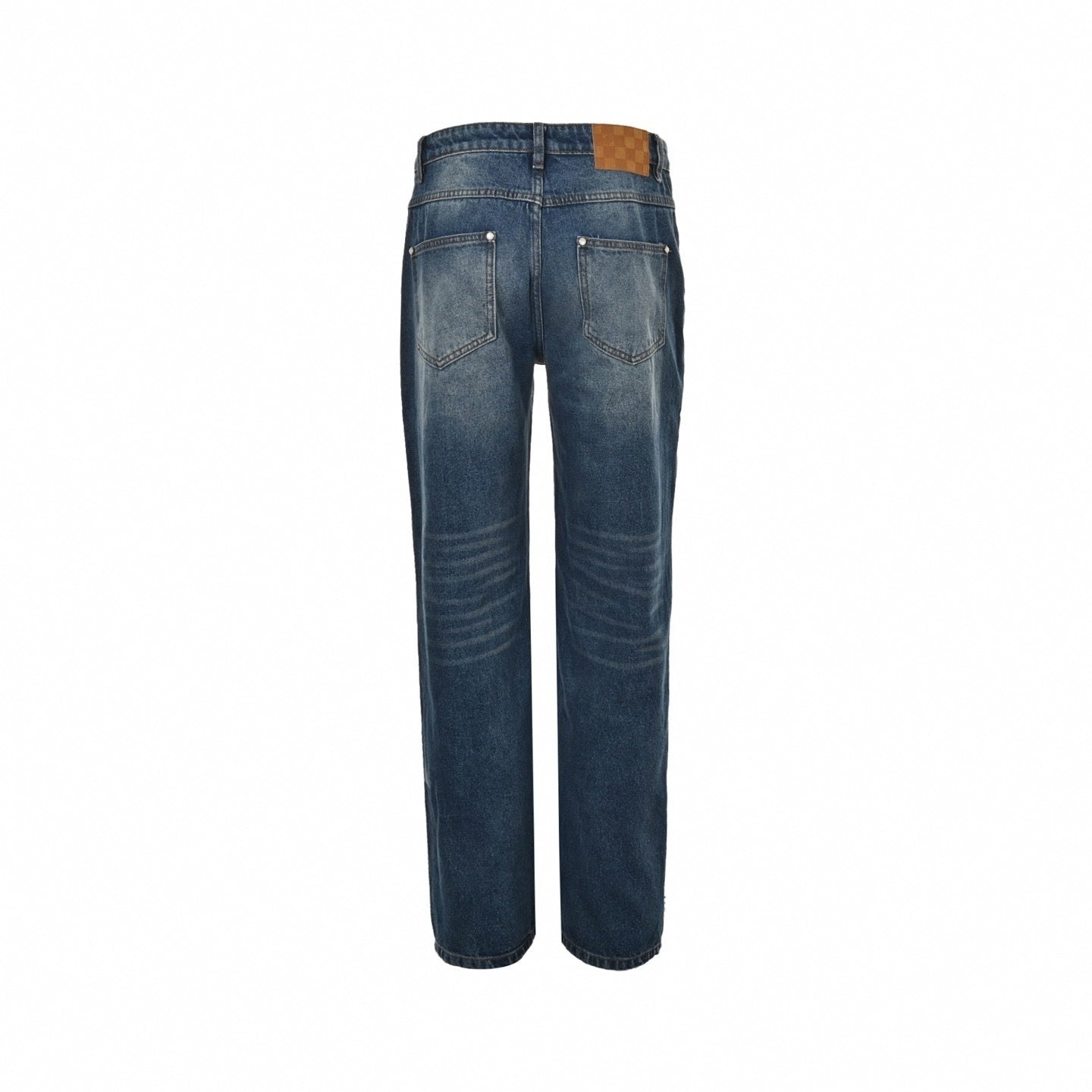 Vintage Wash Blue Denim Jeans
