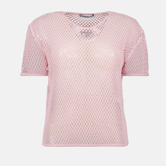 Cotton Mesh Top