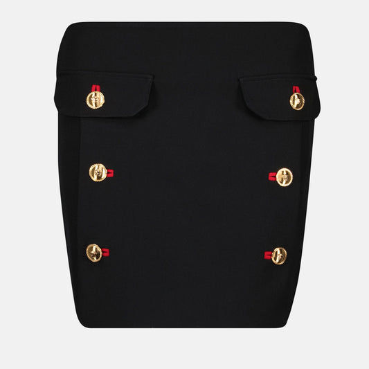 Wool Pencil Skirt