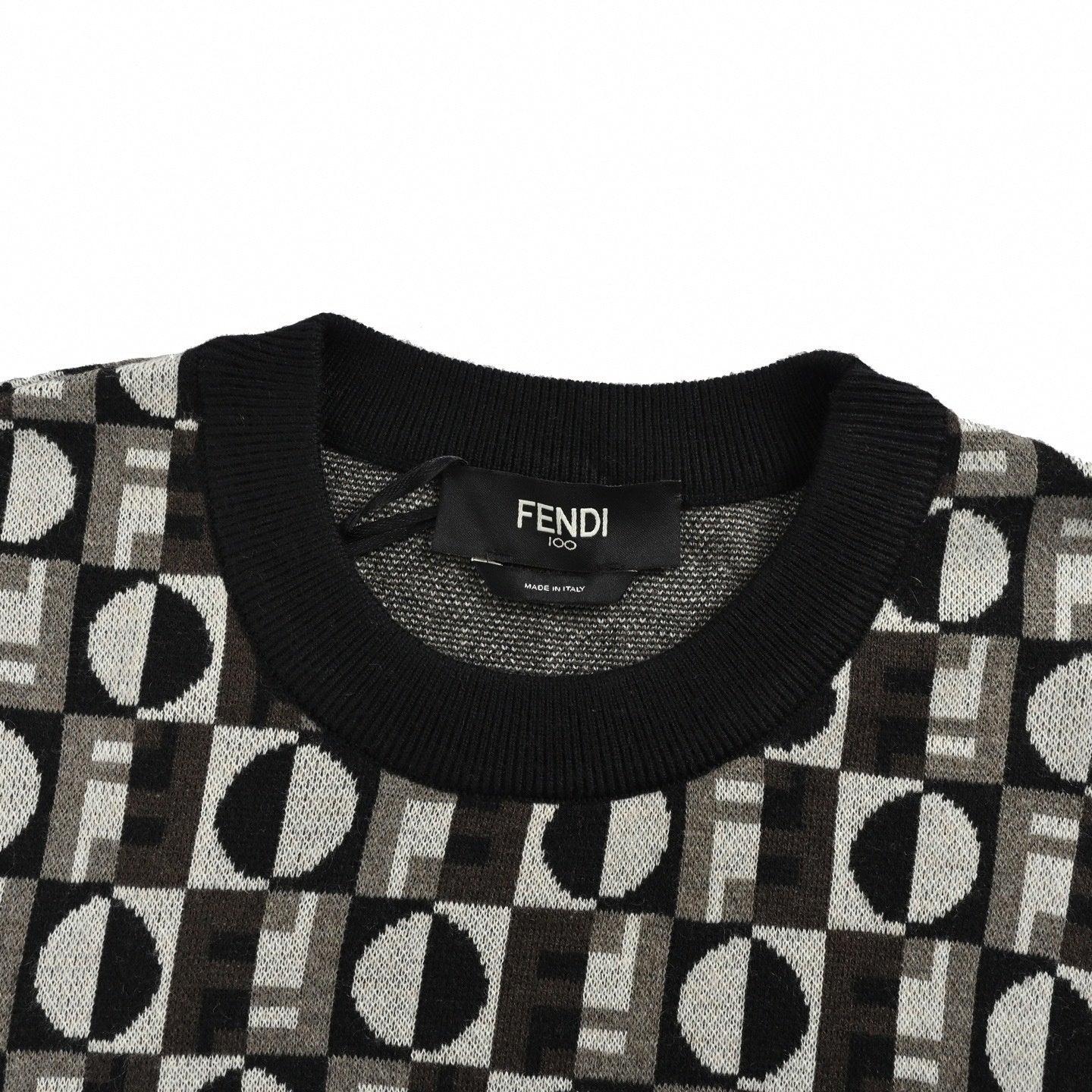 Graphic Jacquard Knit Crewneck