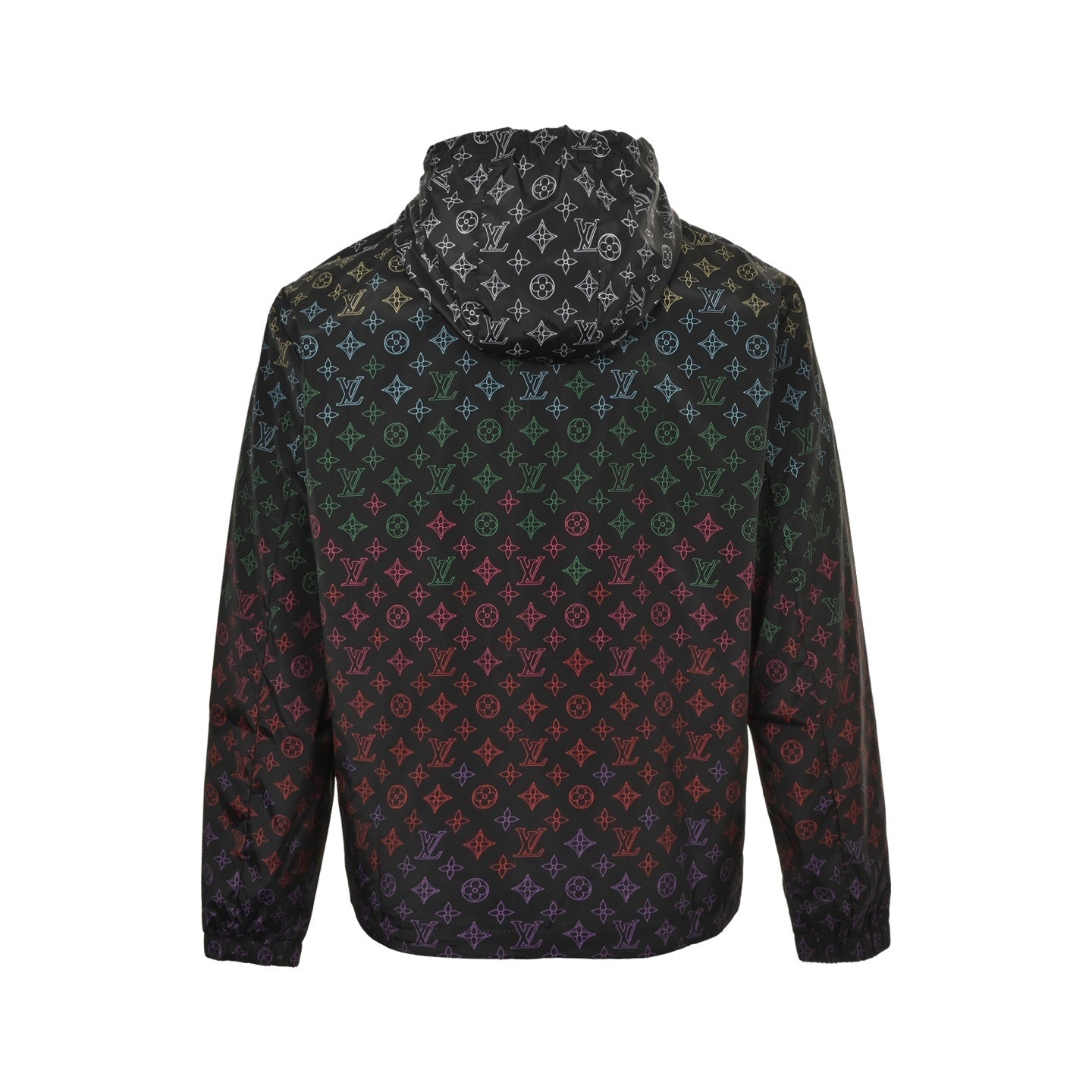 Gradient Monogram Hooded Windbreaker