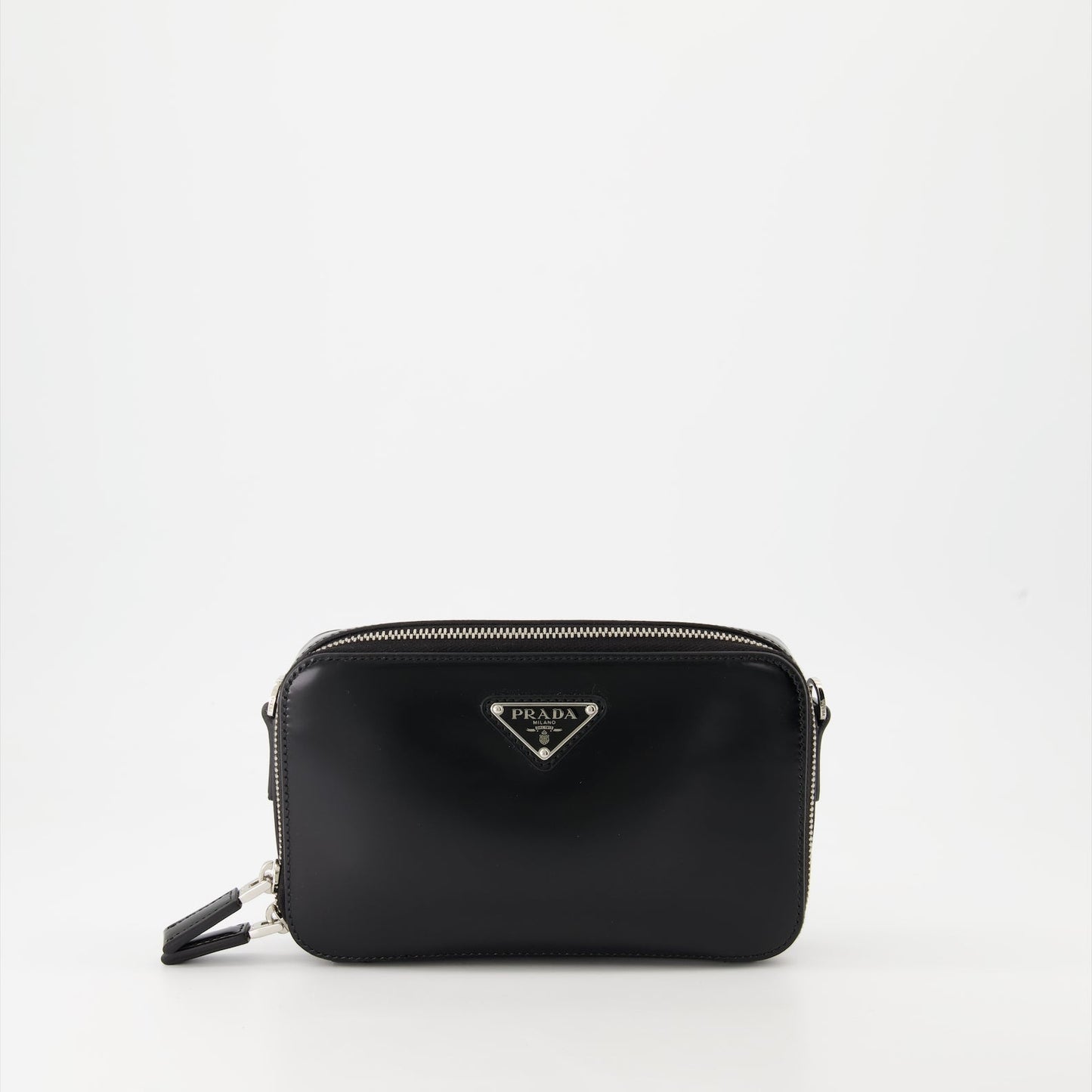 Brushed Leather Brick Bag