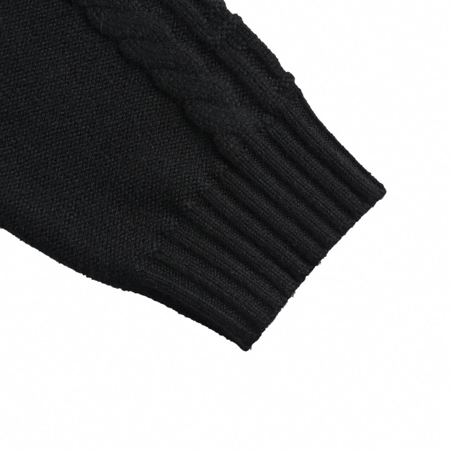 Versace Medusa Cable-Knit Crew-Neck Sweater