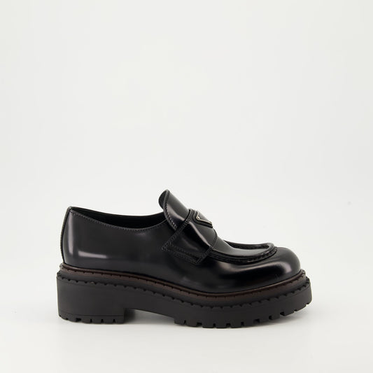 Chocolate Leather Loafers