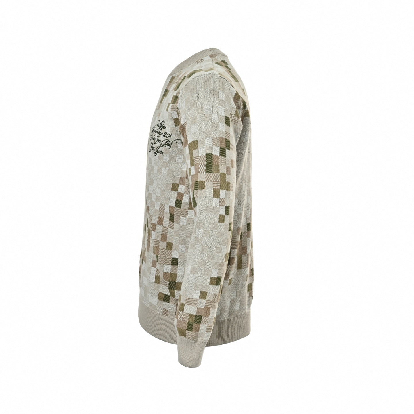 Mosaic Jacquard Signature Knit Sweater