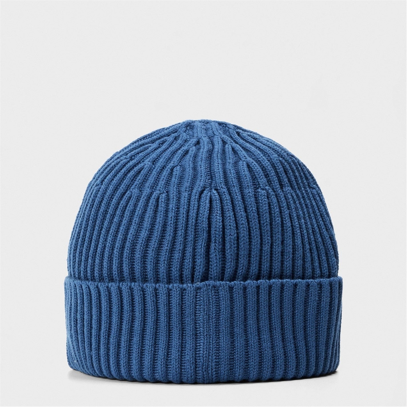Men’s Wool Beanie in Blue