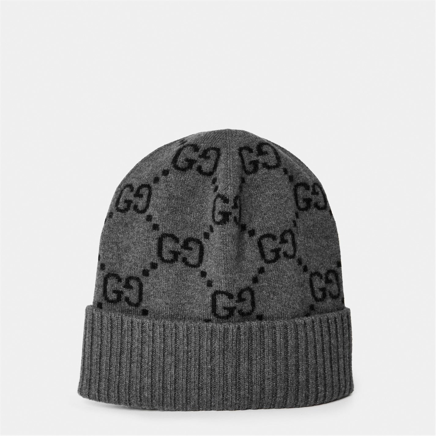 GG Wool Beanie in Grey