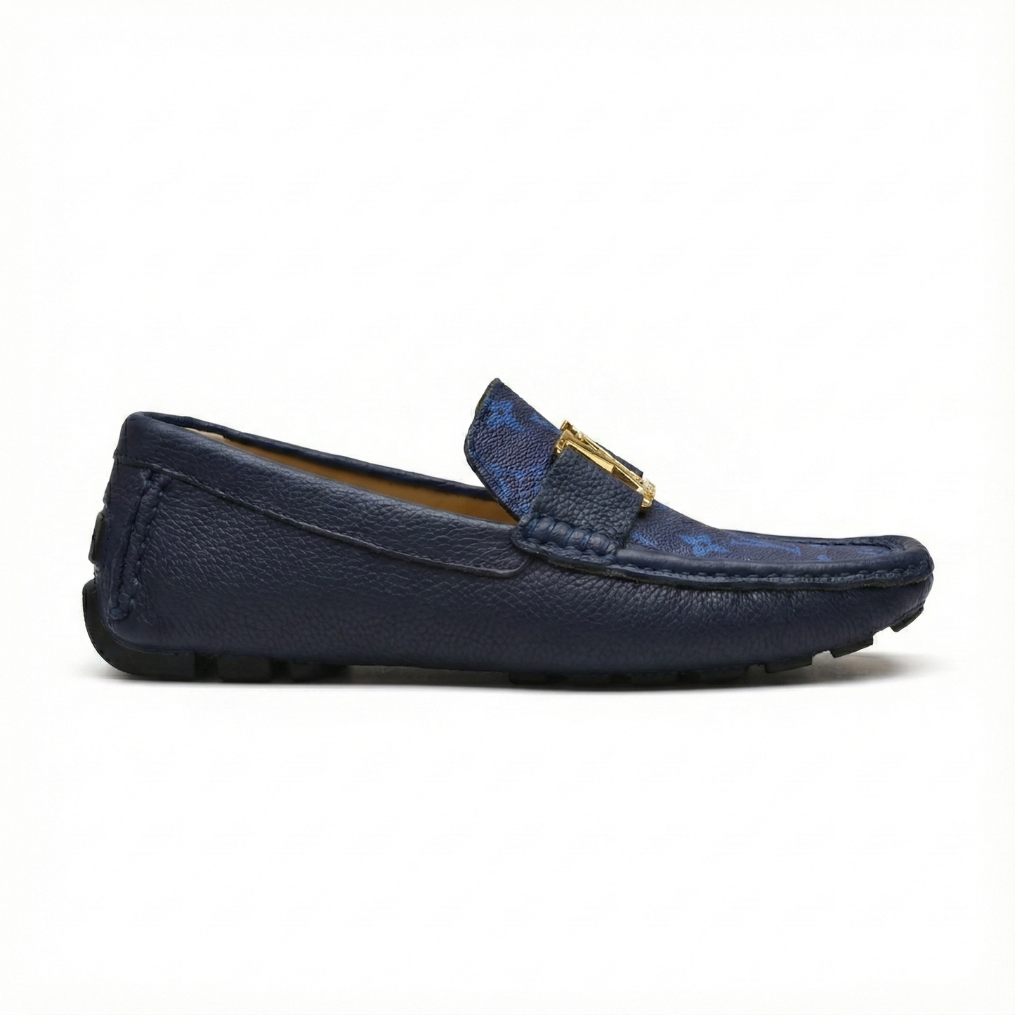 Monogram Denim Driving Moccasins