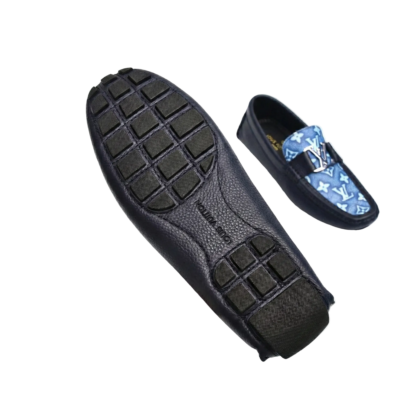 Monogram Denim Driving Moccasins