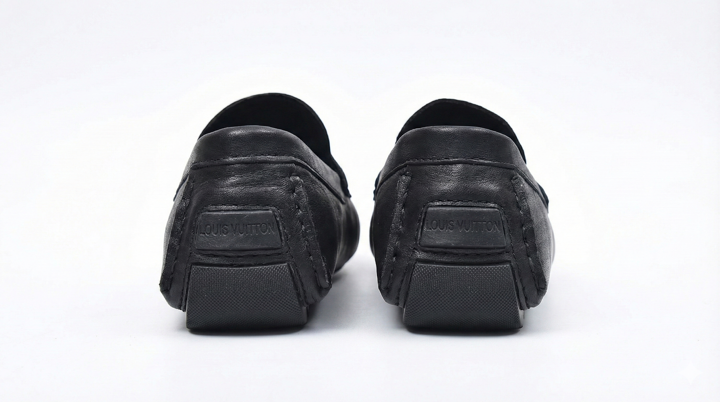 Monogram Leather Driver Moccasins