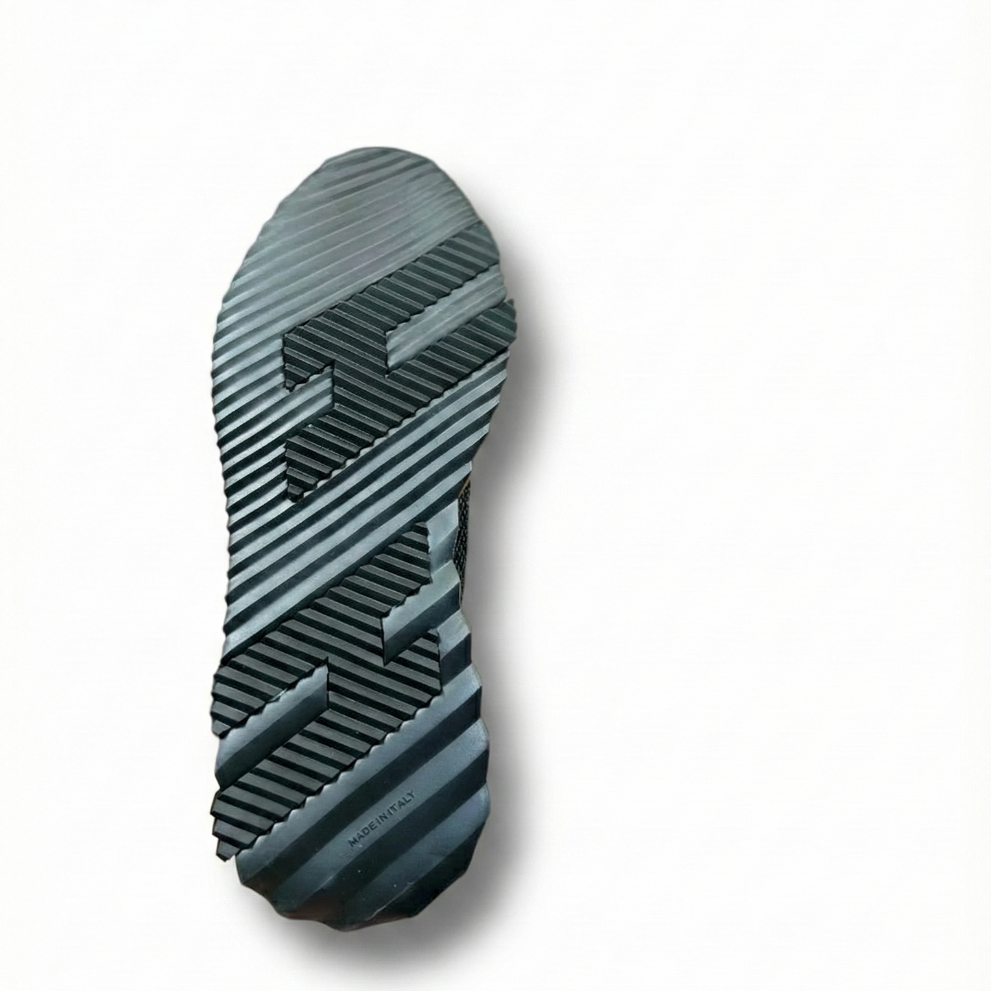 High-Top Sneakers in Black Suede Calfskin and Mesh