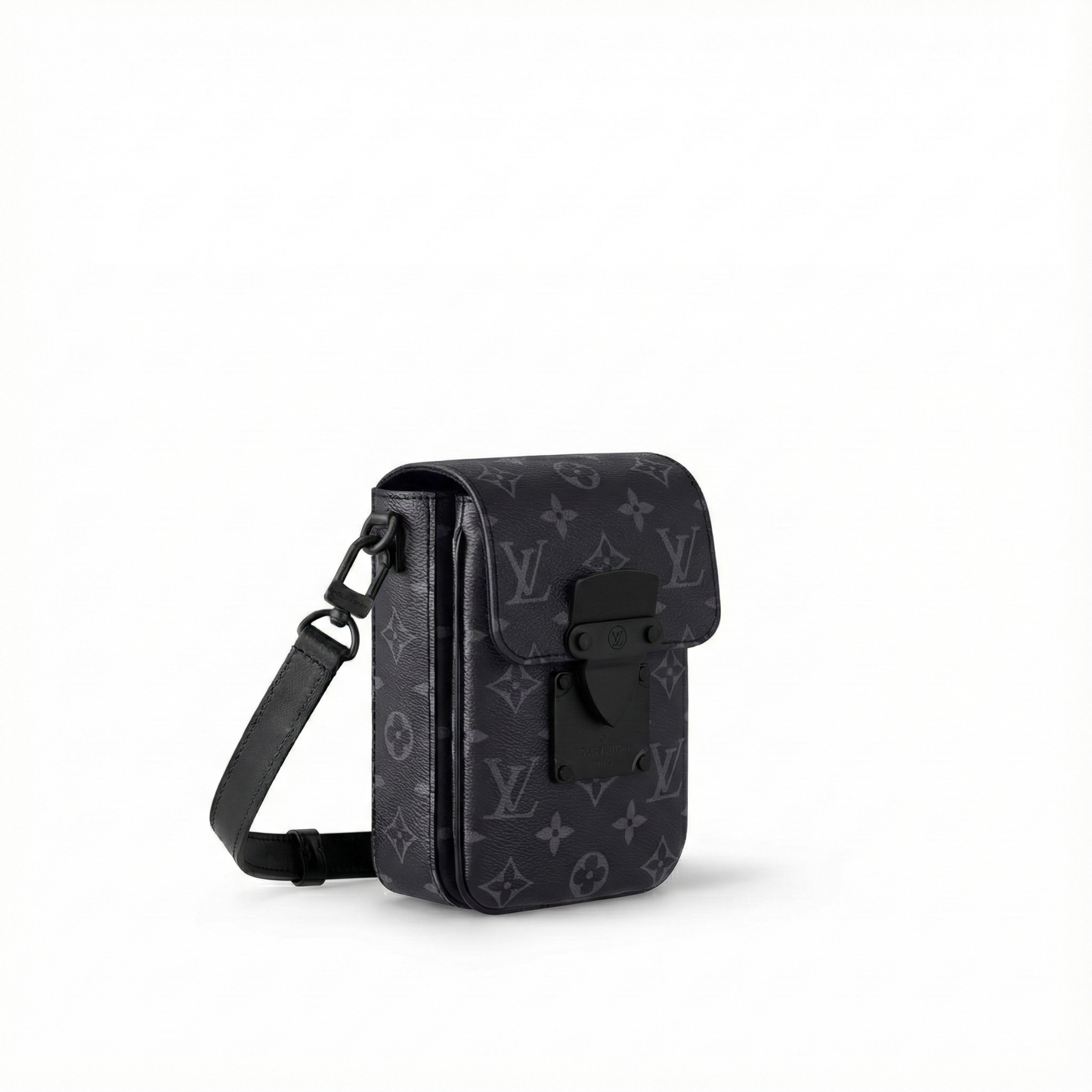 S-Lock Vertical Wearable Wallet in Monogram Eclipse Canvas