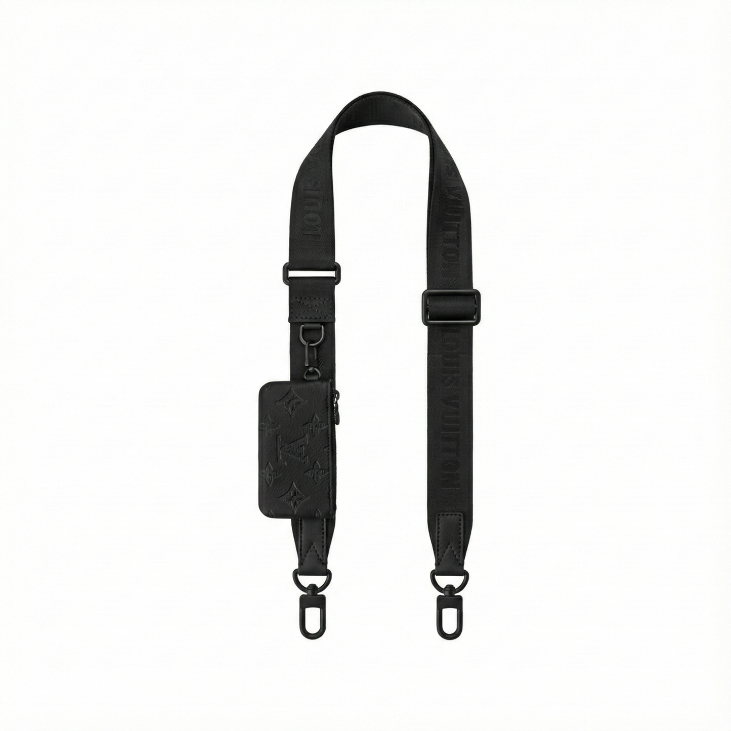 Trio Messenger – Black Monogram Shadow Calfskin with Modular Pouches