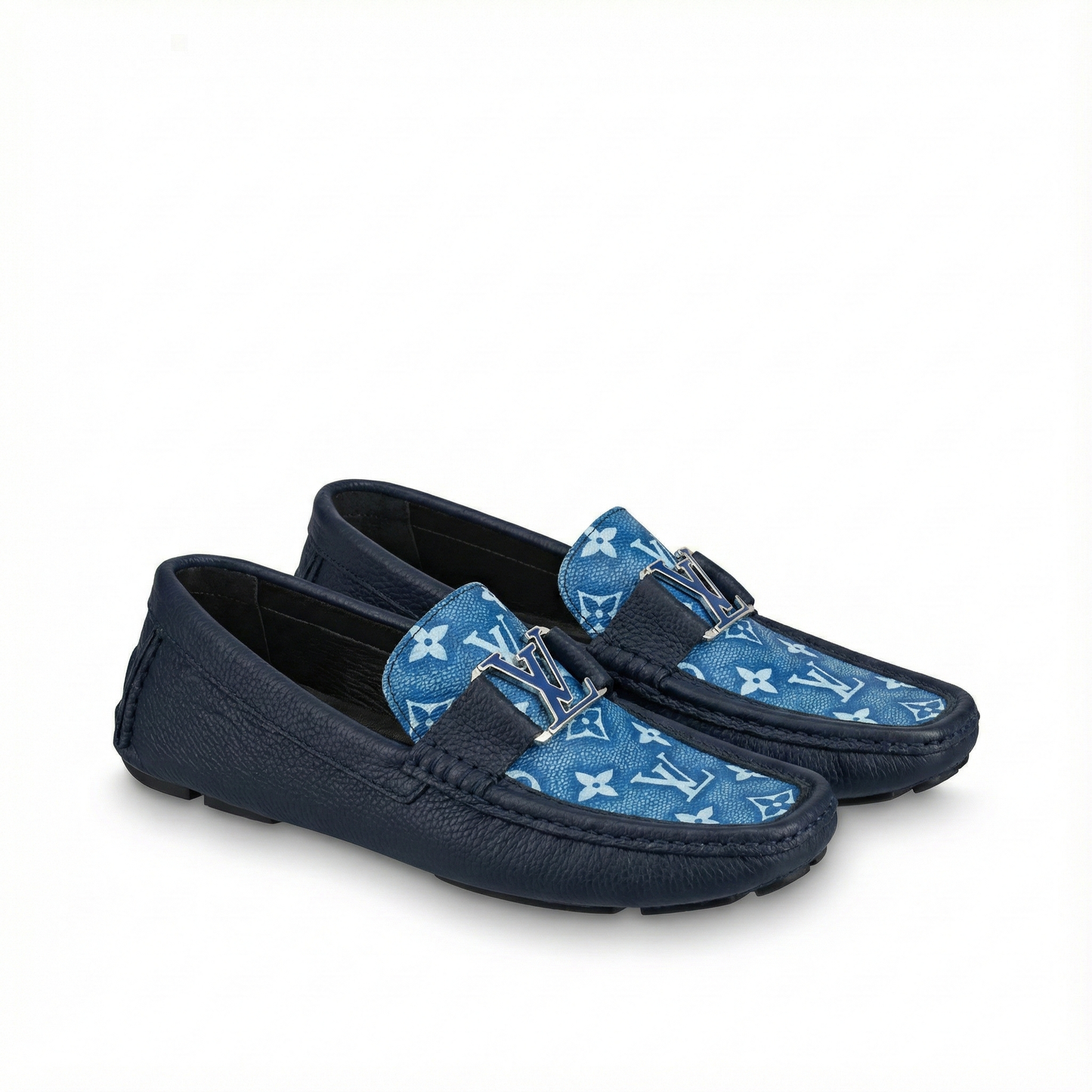 Monogram Denim Driving Moccasins