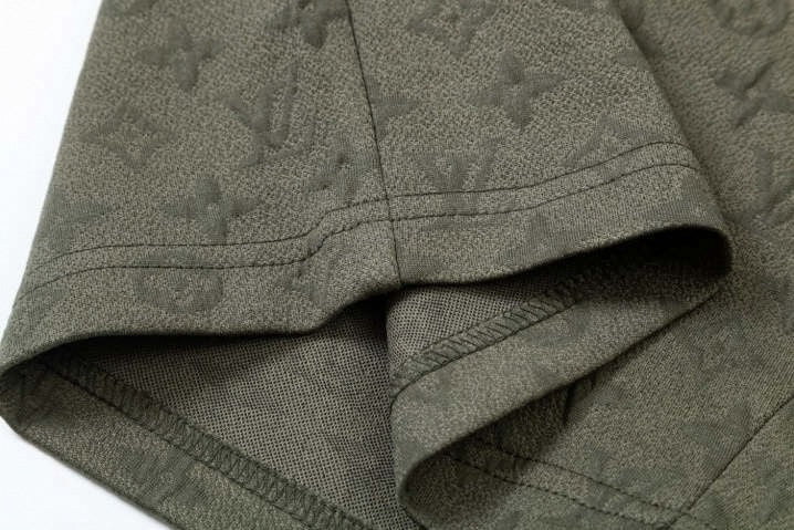 Men’s Monogram Print Drawstring Shorts