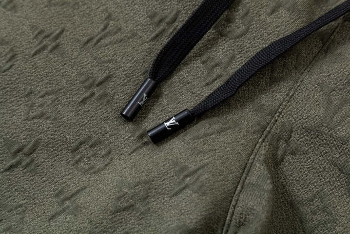 Men’s Monogram Print Drawstring Shorts