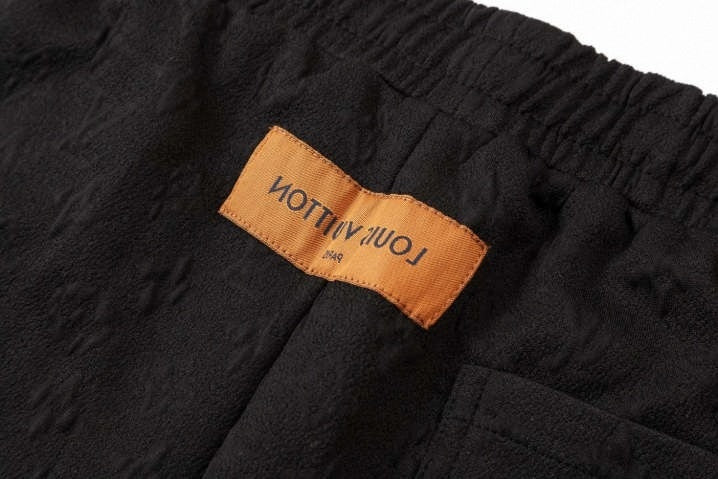 Men’s Monogram Print Drawstring Shorts