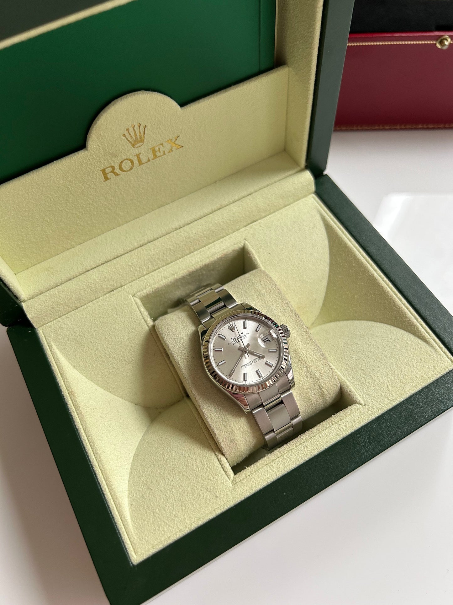 Stainless Steel/White Gold Datejust 278274 Unisex Watch