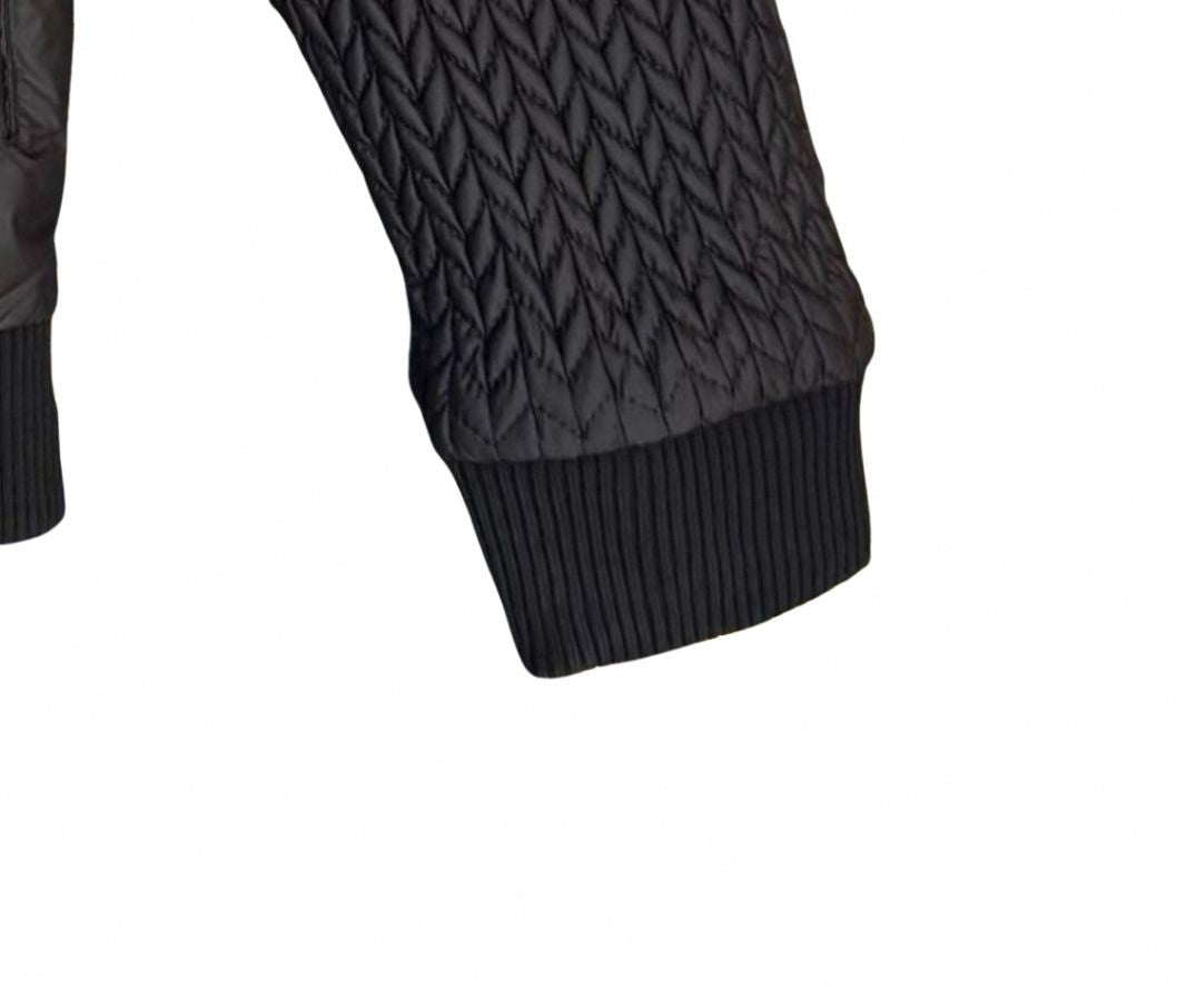 Diamond Quilted Hooded Jacket