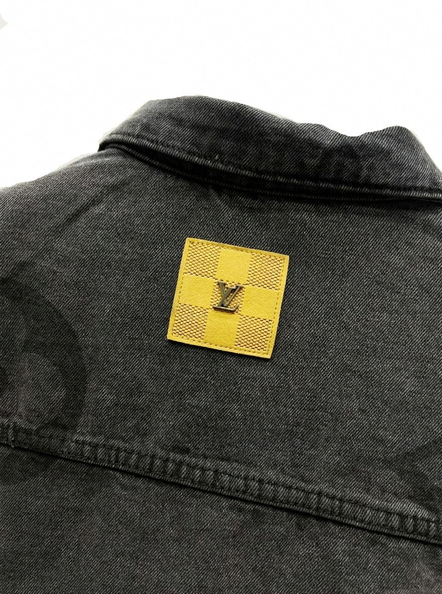 Black Monogram Denim Jacket