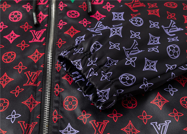 Gradient Monogram Hooded Windbreaker