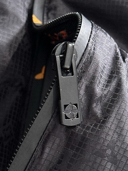 Glossy Monogram Puffer Jacket - Black