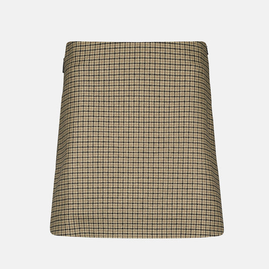 Plaid mini skirt