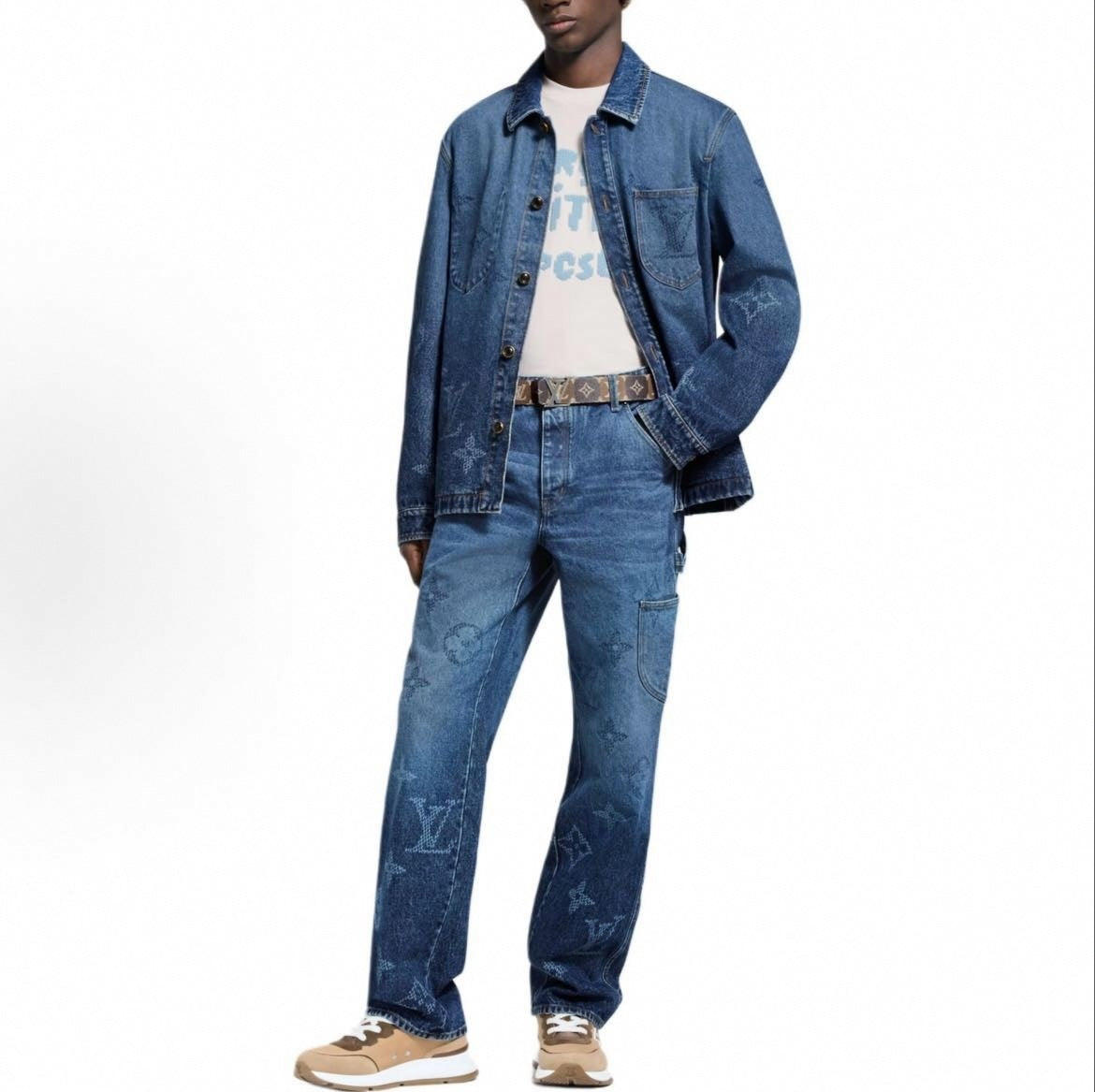 Monogram Utility Denim Jeans