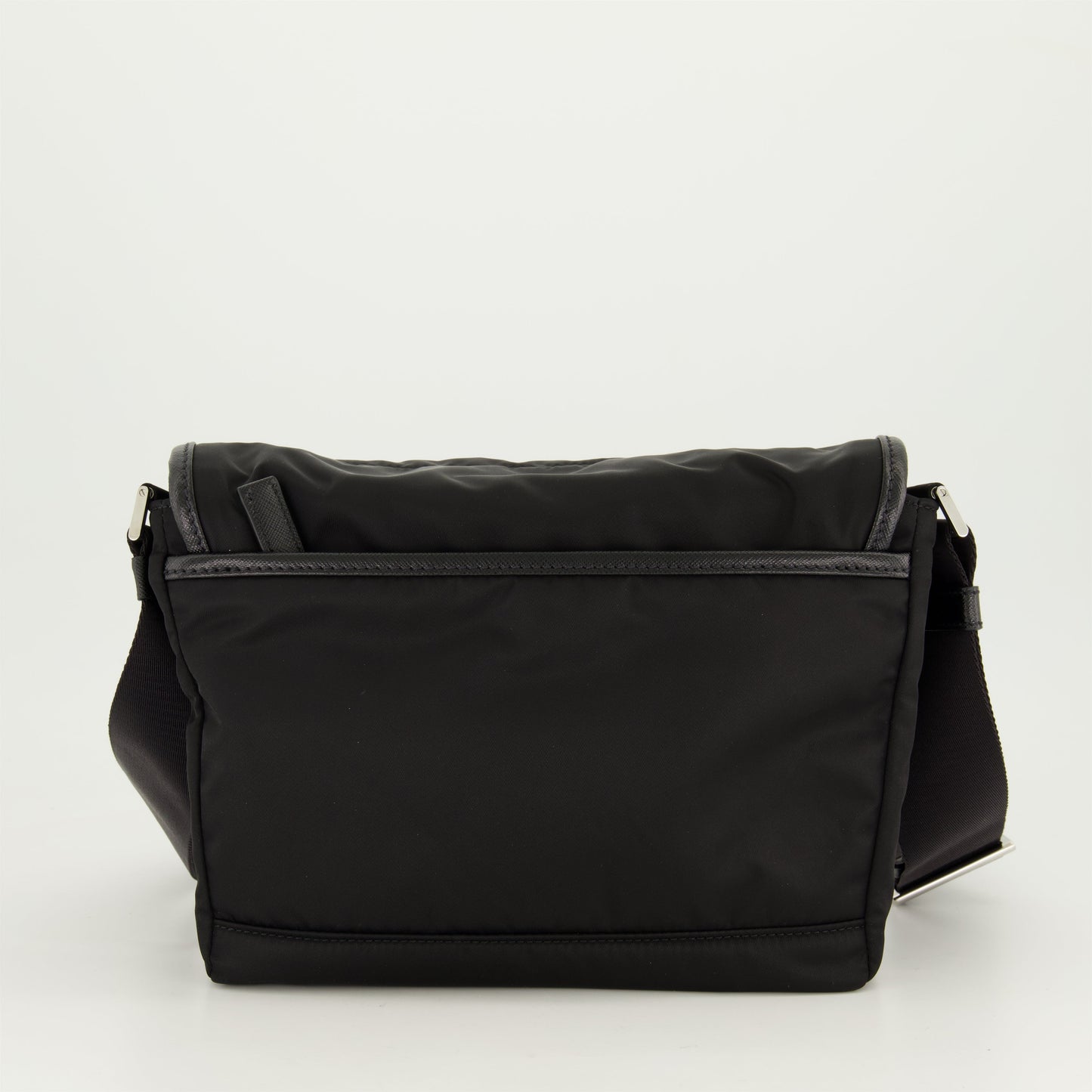 Re-Nylon and Saffiano Leather Bag