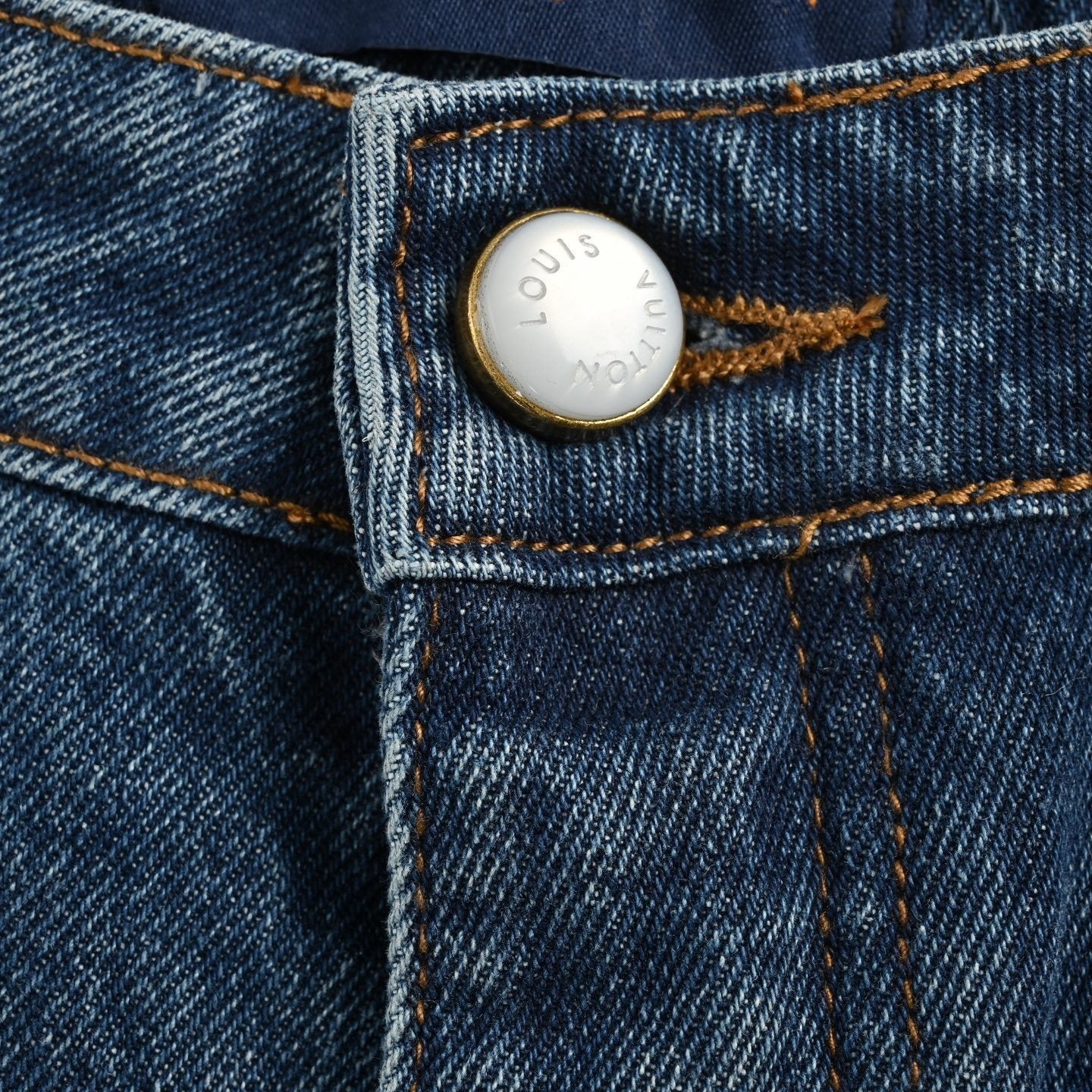 Vintage Wash Blue Denim Jeans