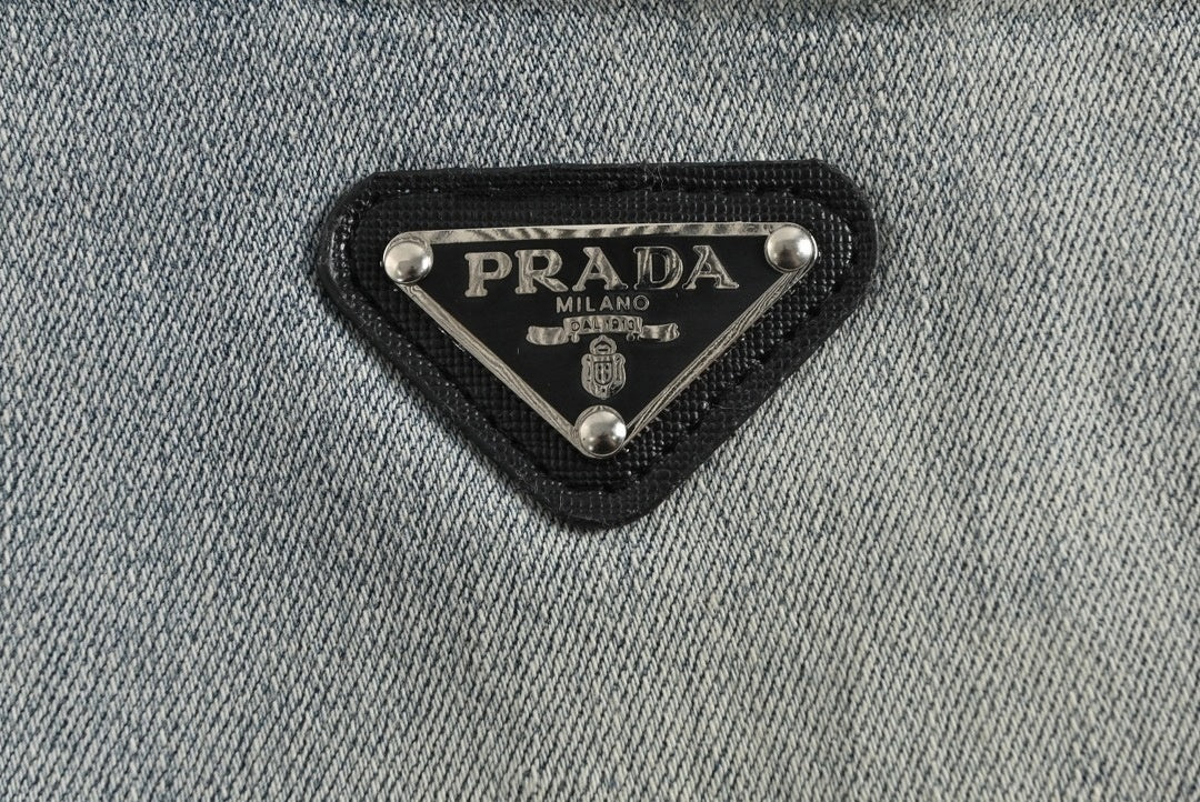 Men's Washed Grey Distressed Denim Jeans