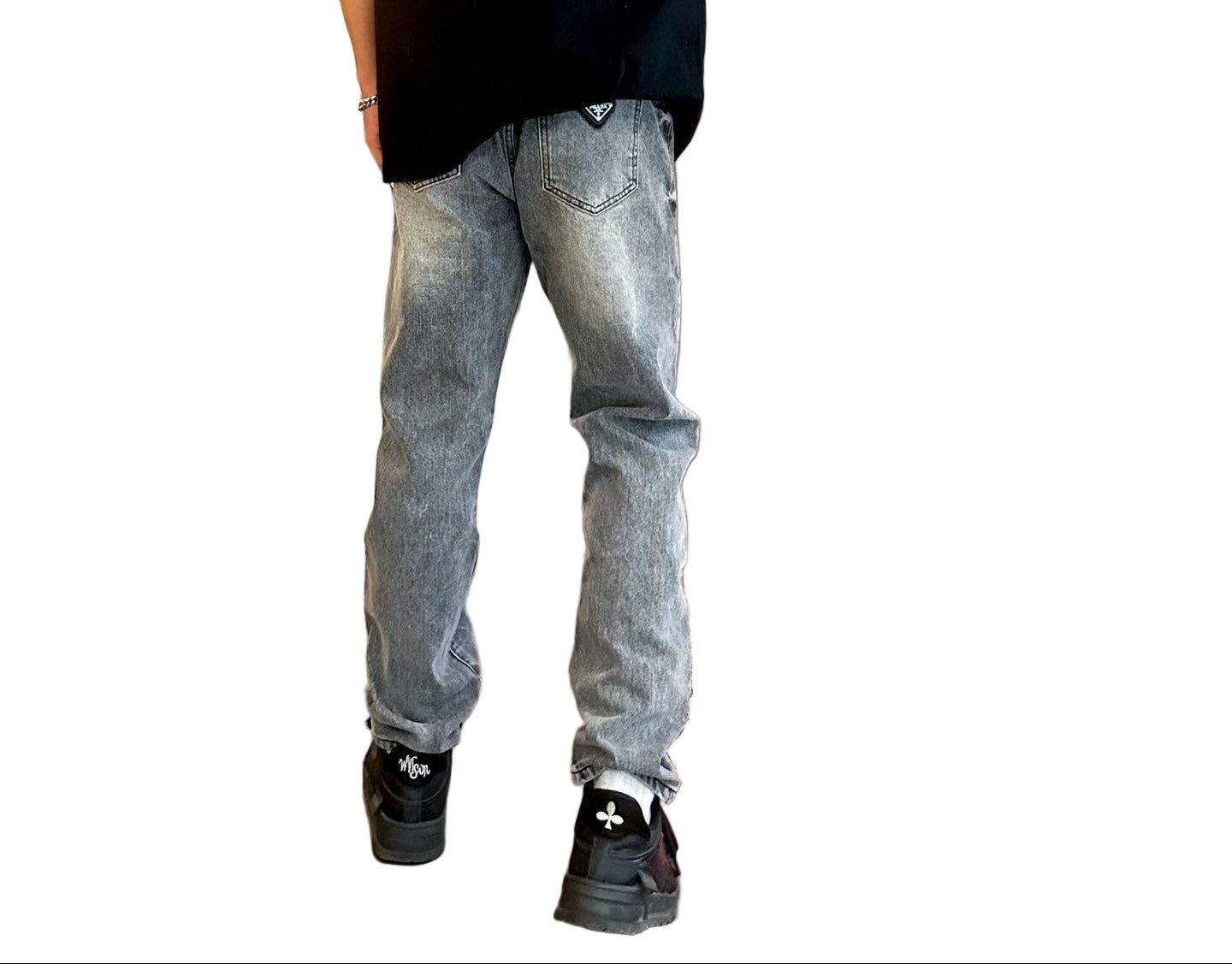 Washed Black Slim Fit Denim Jeans