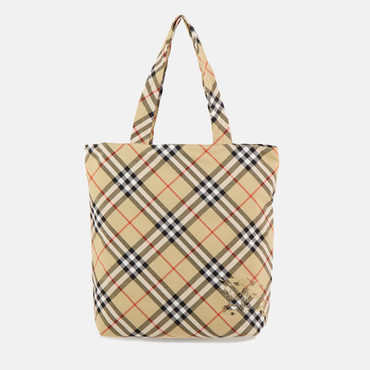 Check Tote Bag