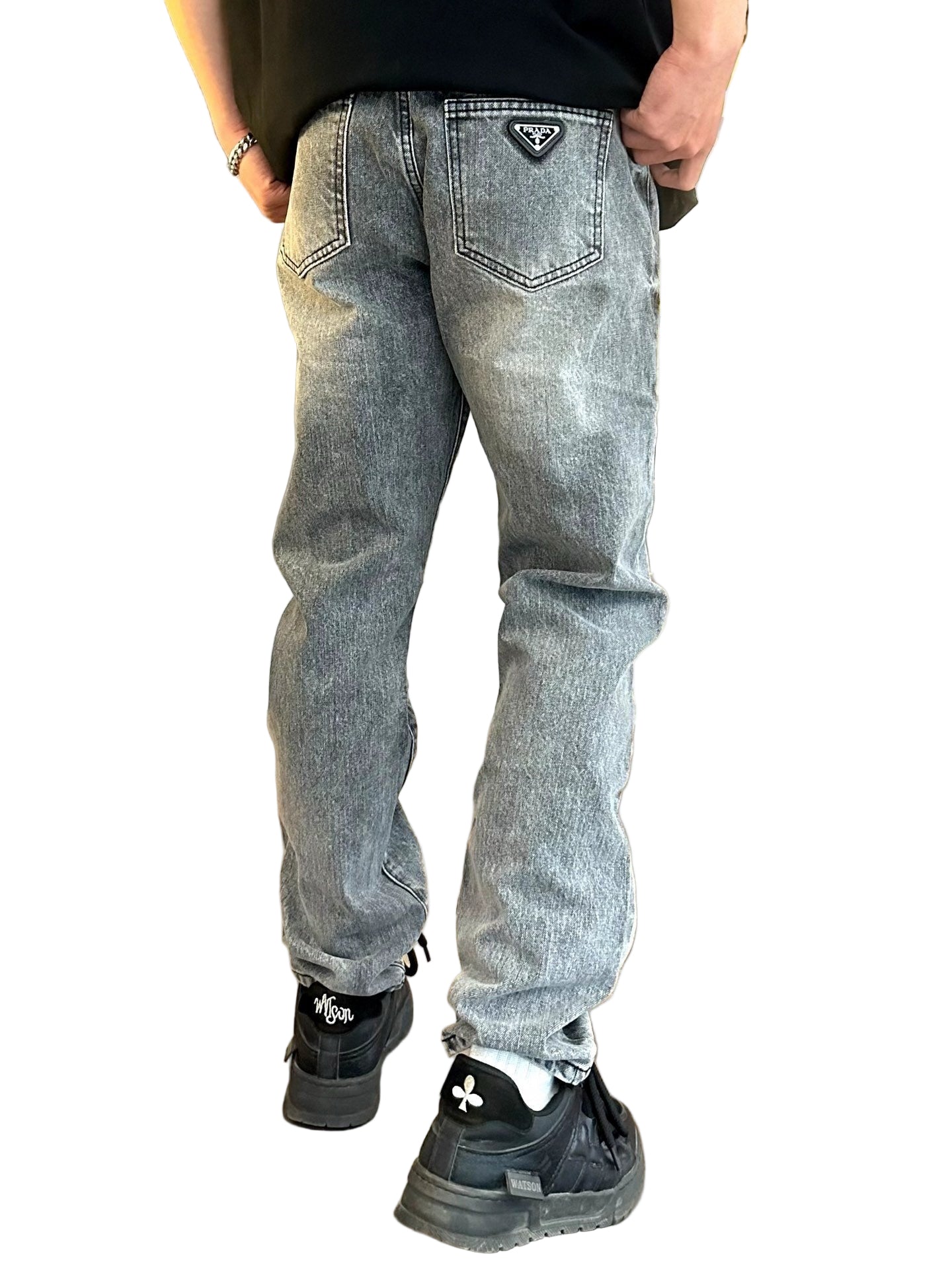 Washed Black Slim Fit Denim Jeans