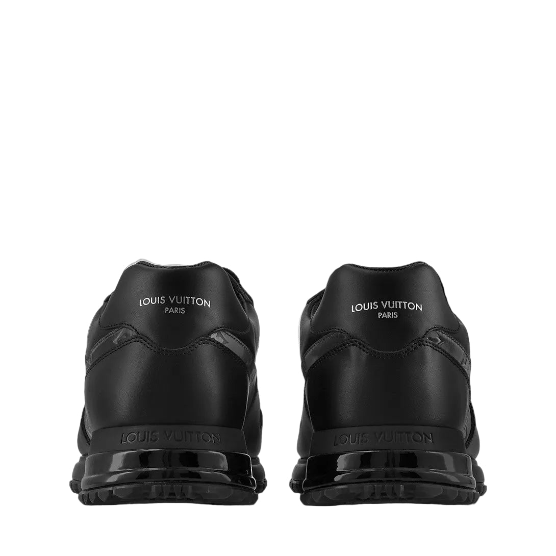 Run Away Sneaker – Black Iridescent Monogram