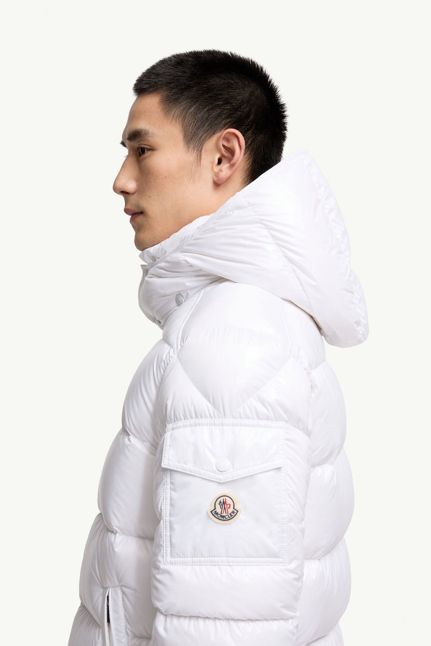 White Lightweight Insulated Puffer Jacket