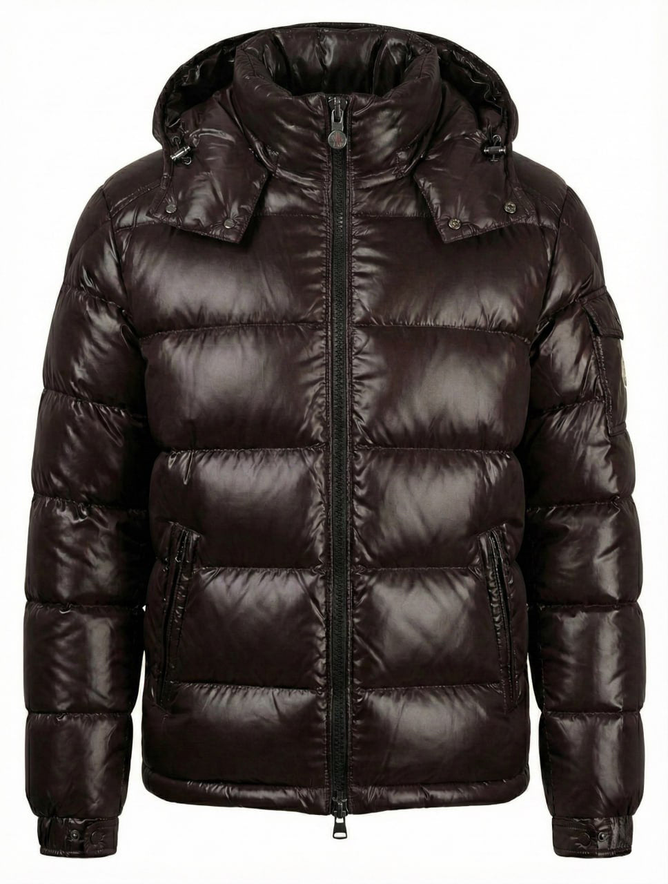 Dark Brown Lightweight Insulated Puffer Jacket