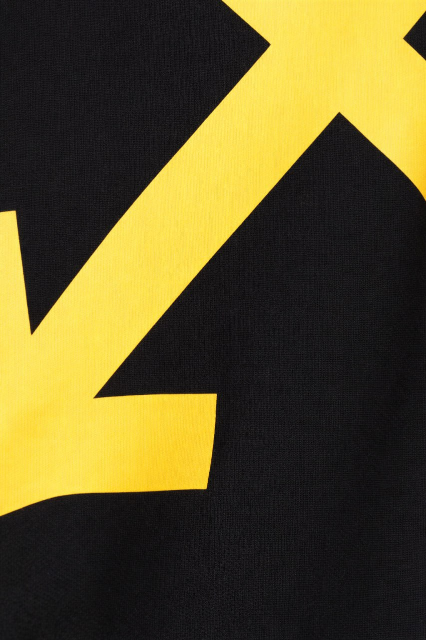 Arrows Graphic Hoodie – Black / Yellow